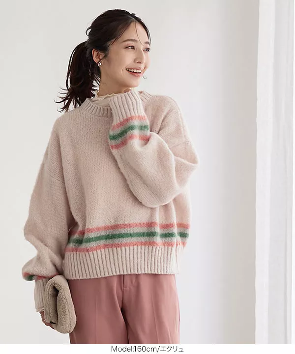 【関税込み】Blumarine ピンク ラインストーン 長袖トップス 241901F110030_1.jpg