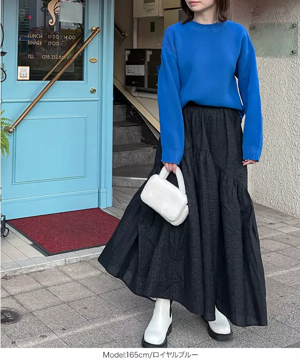 きれい色シンプルニット [C6525] - レディースファッション通販 神戸