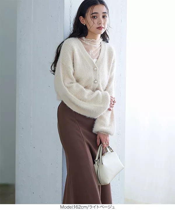 ビジューボタンカーディガン [C6527] - レディースファッション通販