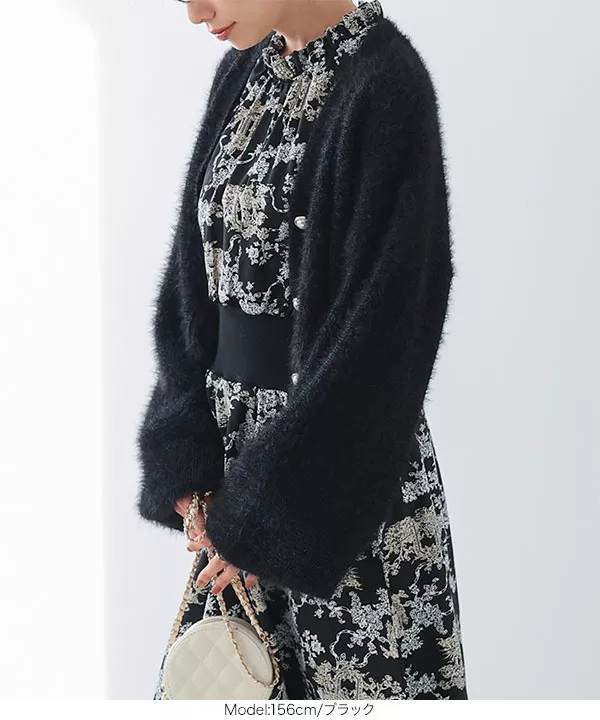 ビジューボタンカーディガン [C6527] - レディースファッション通販