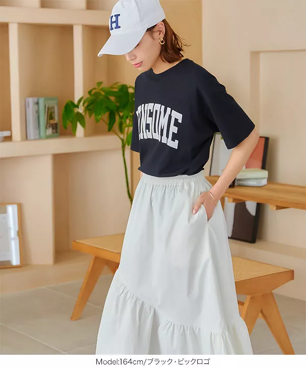 [ コットン100% ]選べるプリント 半袖Tシャツ [C6539]