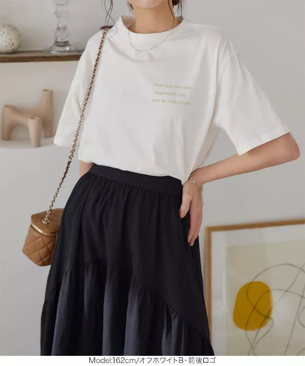 [ コットン100% ]選べるプリント 半袖Tシャツ [C6539]