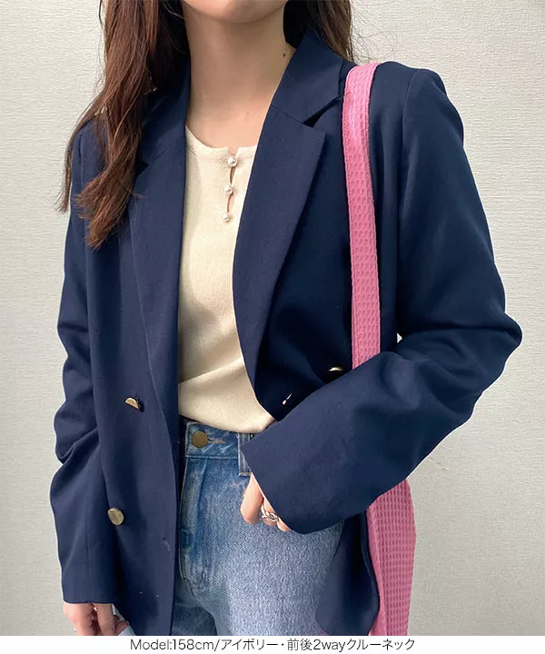ふわふわファースリーブニットプルオーバー(505467459
