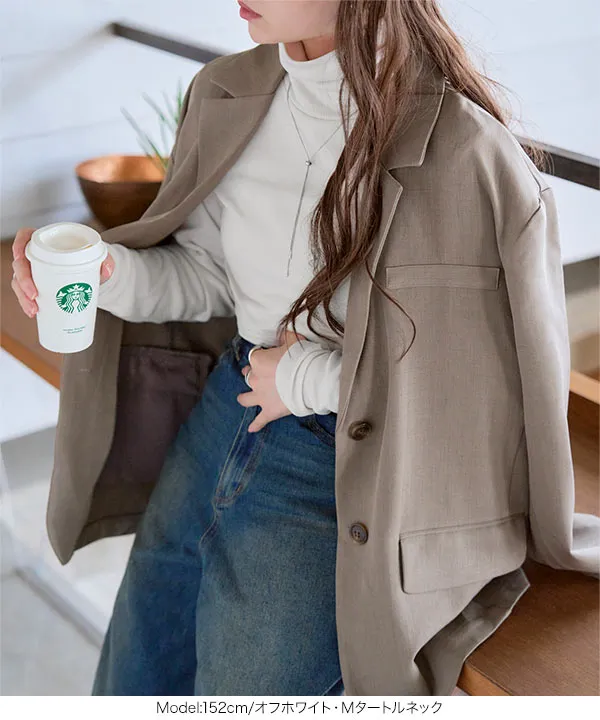 裏起毛 ] 選べる2タイプ ソフトタッチフライストップス [C6577