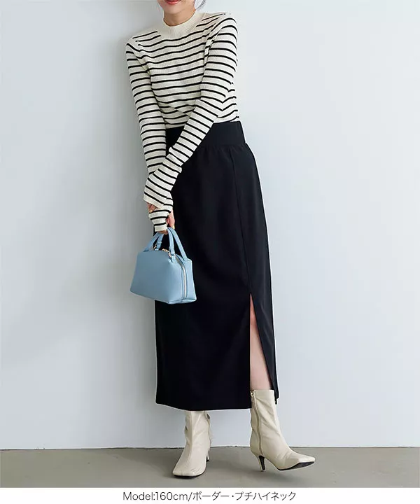 フィンガーホール発熱リブニット[C6579] | SALE！ - レディース