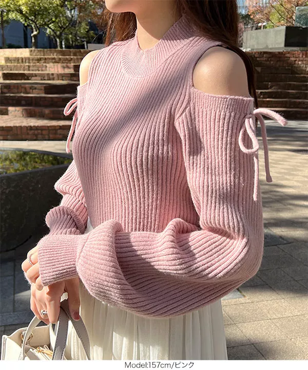 Cygne ワンショルダーオープンニット cygneワンショルダーオープンニット