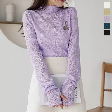 シアージャガードフィンガーホールプルオーバー [C6619]