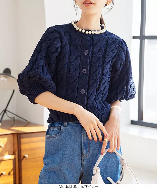 ショートセーター レディース パフスリーブ 長袖 秋 冬 トレンド トレンディ 流行 レディースファッション 婦人服 かわいい ショート丈 ショート 新作 ショートセーター レディース パフスリーブ 長袖 秋 冬 トレンド