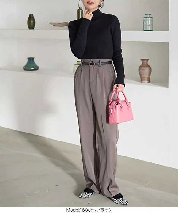 裏シャギーメロウニットトップス [C6672] - レディースファッション