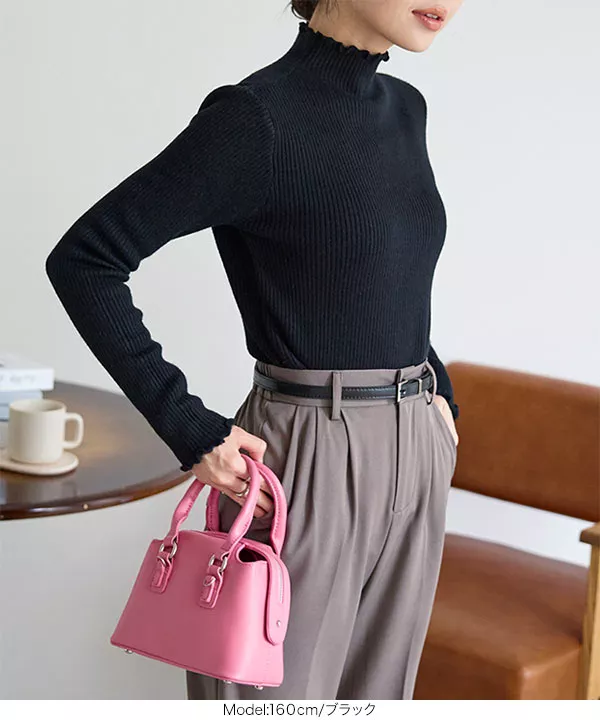 裏シャギーメロウニットトップス [C6672] - レディースファッション