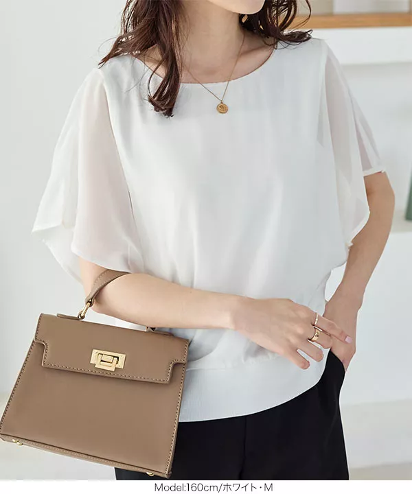 シフォンブラウス [C6716] - レディースファッション通販 神戸レタス