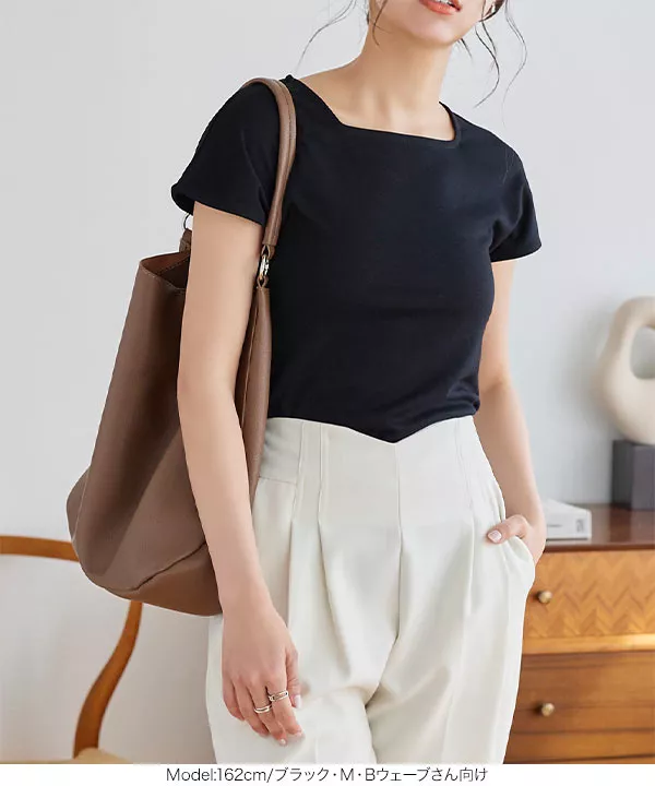 夏の働く女性の制服Tシャツ [C6730]