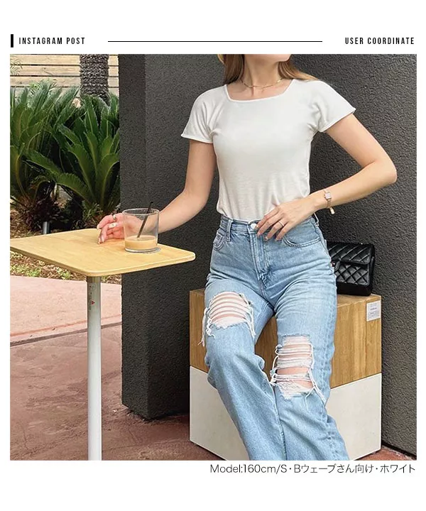 夏の働く女性の制服Tシャツ [C6730]