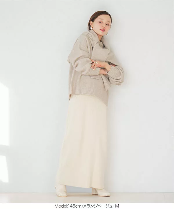 [ 田中亜希子さんコラボ ]フラッフィーニットプルオーバー [C6774]　