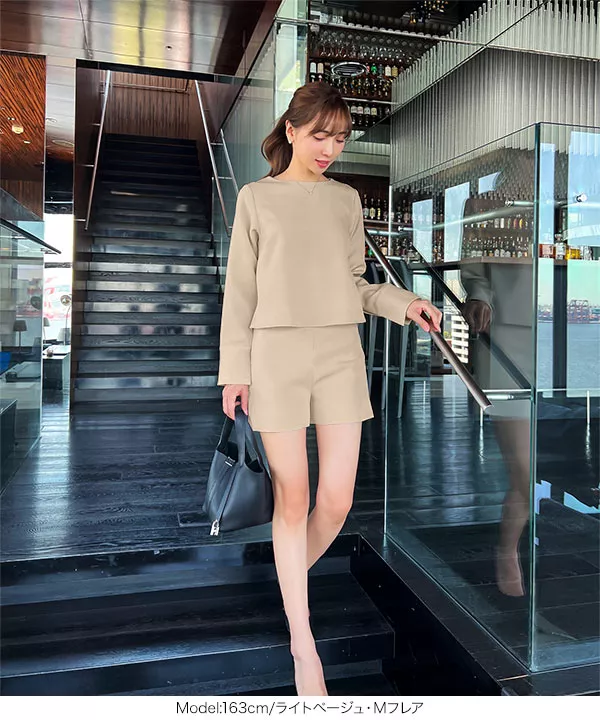 岡部あゆみさんコラボ ]選べる2タイプロングスリーブブラウス [C6777