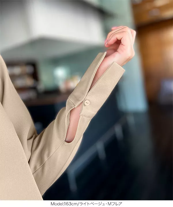 岡部あゆみさんコラボ ]選べる2タイプロングスリーブブラウス [C6777