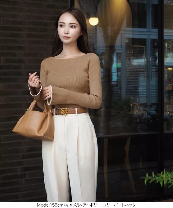 ESTNATION アイボリー フレア袖 トップス Statement Blouse｜ESTNATION ONLINE STORE｜エストネーション