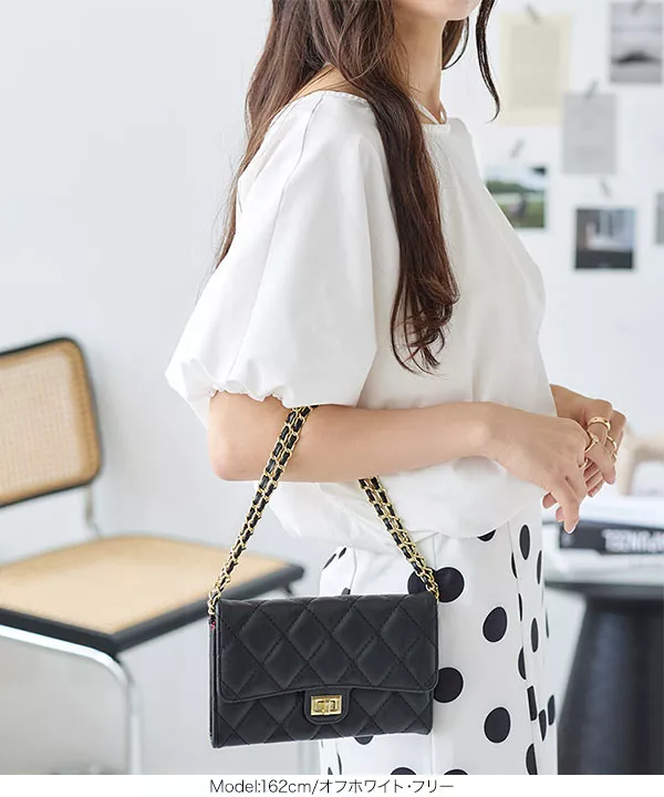 Drawer　スパンコールバックリボンブラウス　ホワイト 楽天市場】袖口パール釦バルーンスリーブスタンドカラーバック