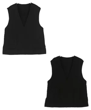 リバーシブルベスト [C6868] - レディースファッション通販 神戸レタス