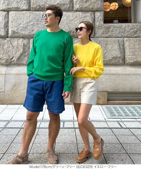 【美品】ロゴ繍 S コットンポリエステル 長袖ニットニット BTSテヒョン着用 SAYAKAさんコラボ ] メンズスウェットニットトップス [C6905