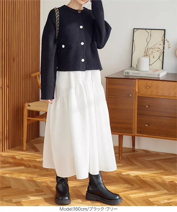 ボタンデザインカーディガン [C6934] | トップス全品送料無料！2/20(金