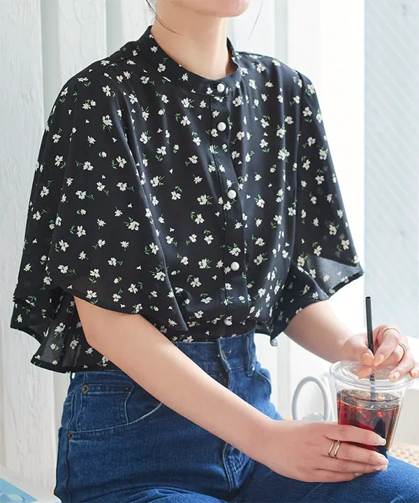 袖フリルブラウス [C6998] - レディースファッション通販 神戸レタス