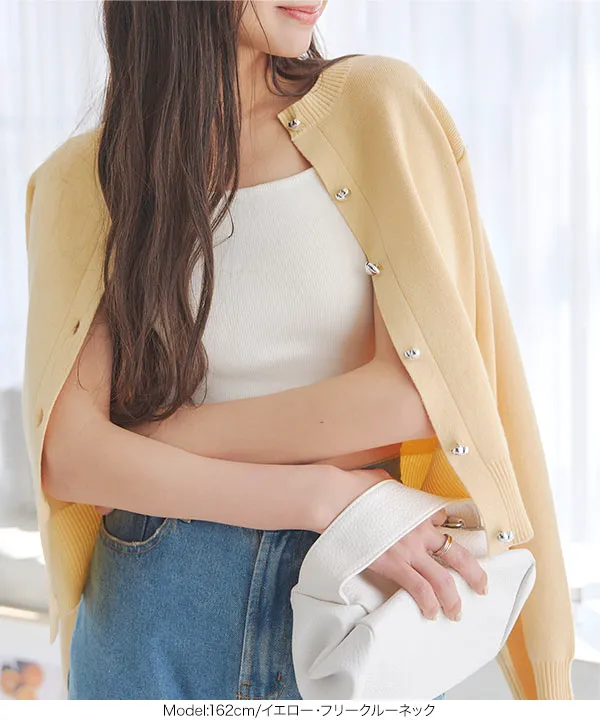 UVカットハートボタンカーディガン [C7057] - レディースファッション