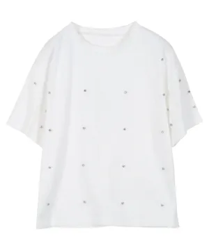 お歳暮・冬ギフト 特集2025 通販  パールorビジューTシャツ [C7086]| SALE!! - レディース トップス