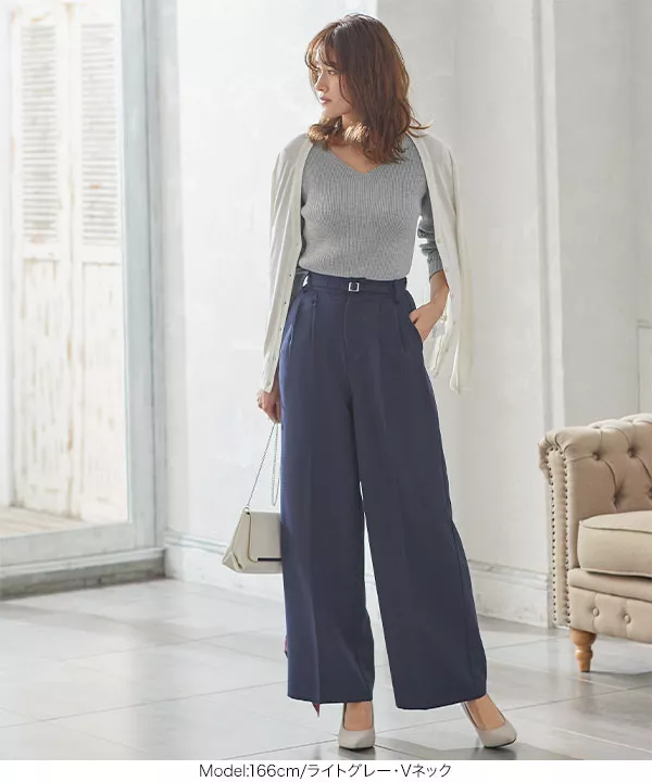 選べる3タイプ リブニット [C0717] | トップス全品送料無料！2/20(金