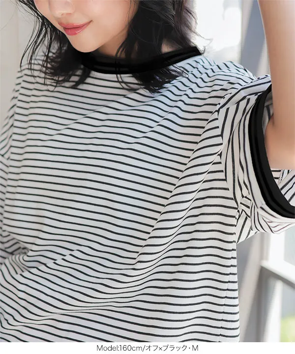 リンガーTシャツ [C7117] - レディースファッション通販 神戸