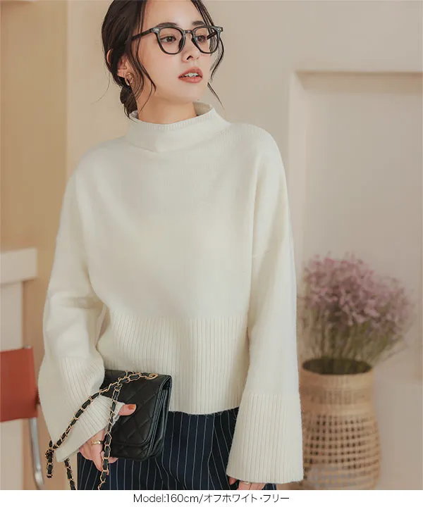 ボトルネックニット [C7132] - レディースファッション通販 神戸レタス