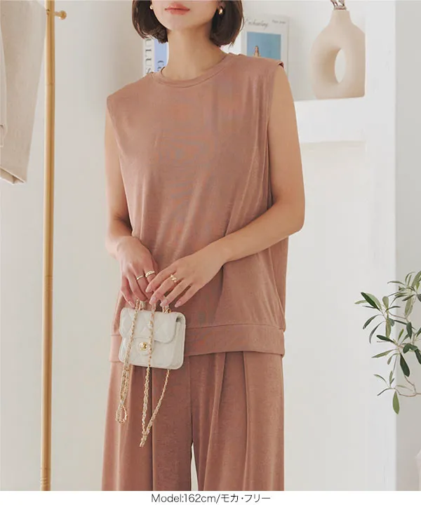 接触冷感ノースリトップス [C7166] - レディースファッション通販 神戸