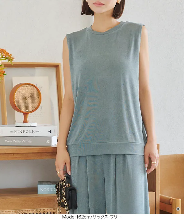 接触冷感ノースリトップス [C7166] | SALE!! - レディース