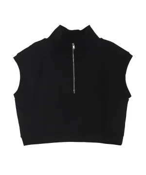 新品 NBB WEEKEND ハーフジップ トップス ベスト ノースリーブ