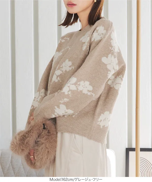 花柄アソートワッフルカットTOPS(M IVORY): トップス｜PMbox