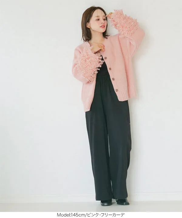 田中亜希子さんコラボ ] 選べる2タイプ ループヤーンニット [C7198