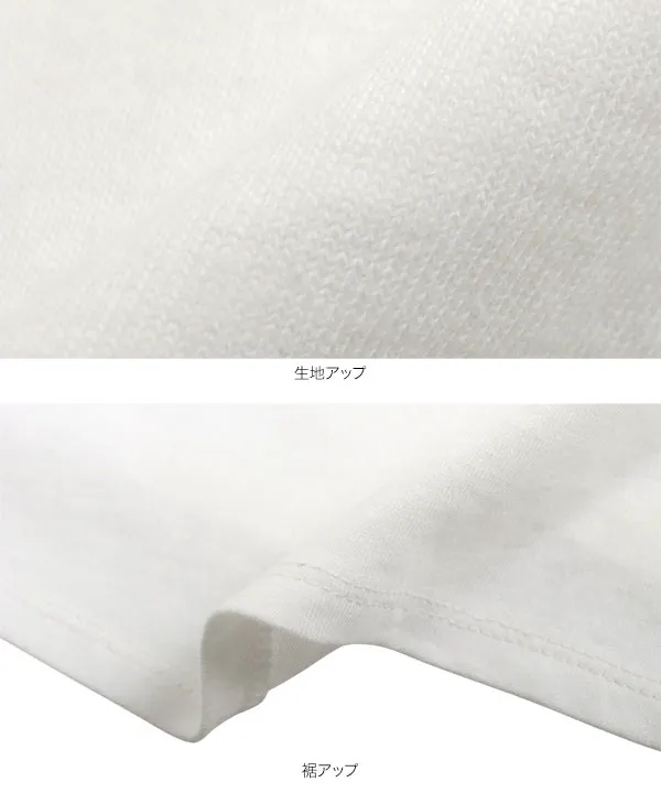 フラワーレーススリーブTシャツ [C7210]