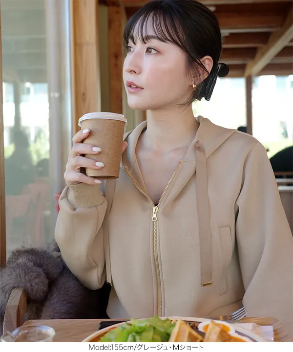 倖田來未★セットアップ＆ショートパーカー＆Ma-1他２点★Sサイズ Yuumiさんコラボ ］ ダブルジップショートパーカー [C7224]| 送料無料