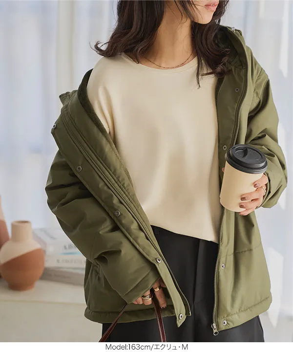 コットン 選べるサイズ M/L/XL ] コットンブレンドあったかオーバーT [C7313