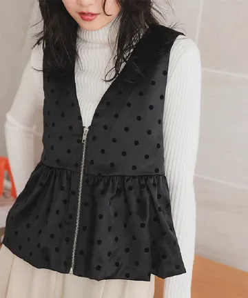 Grace classレッキスラビット　フード付きベスト Grace classレッキスラビットフード付きベスト