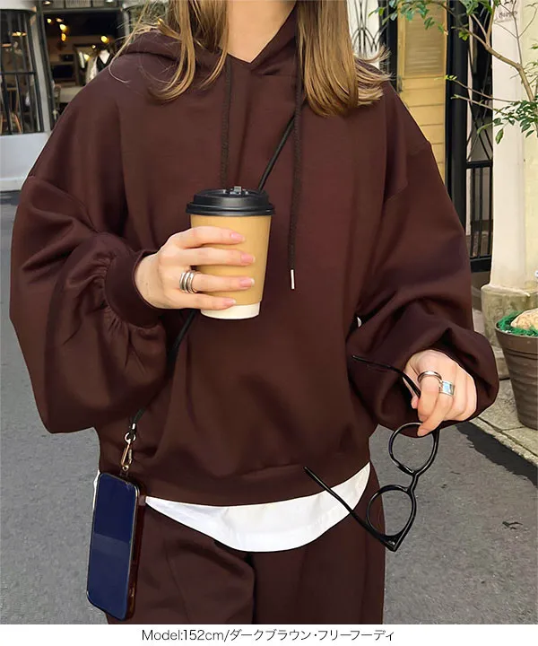 フーディorモックネックプルオーバーダイバートップス [C7344