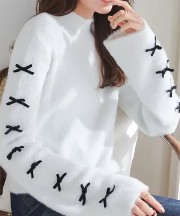 トップス Bibiy. ROSIE SHIRT KNIT WHITE Bibiy. ROSIE SHIRT KNIT WHITE