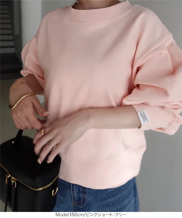 yuri.さんコラボ ]刺繍入りスウェットトップス [C7349] - レディース