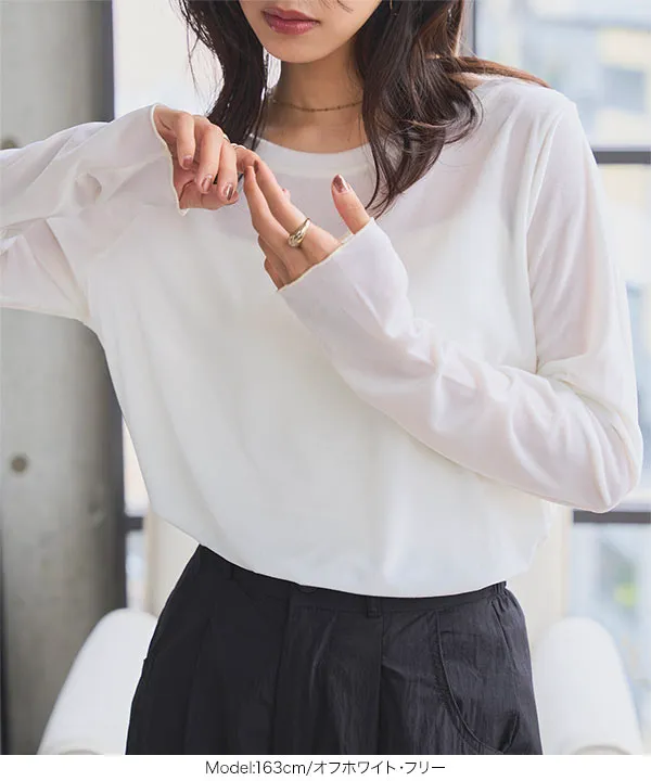 シアーベロアトップス [C7361] - レディースファッション通販 神戸