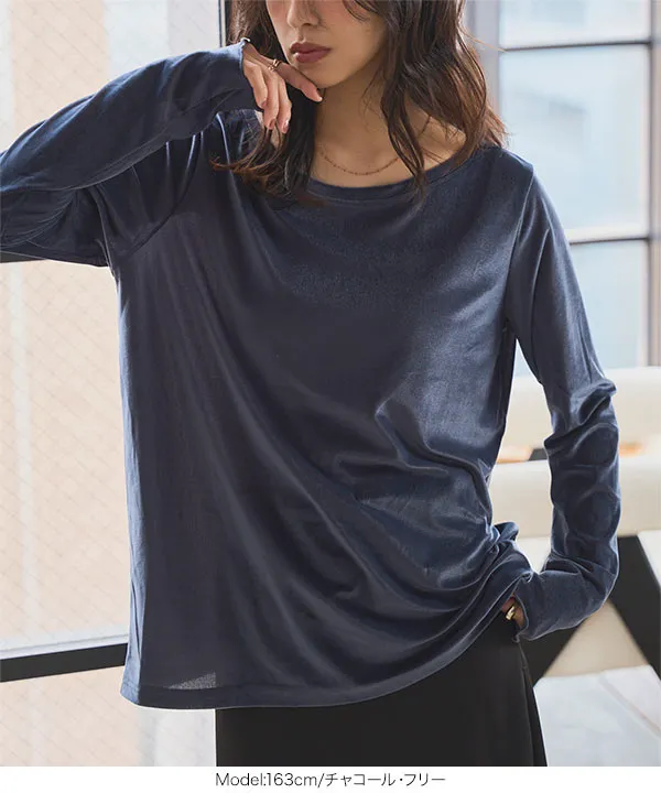 ジョーダン ベロア トップス レディース 2wayバルーンドッキングベロアトップス [C7337] - レディース