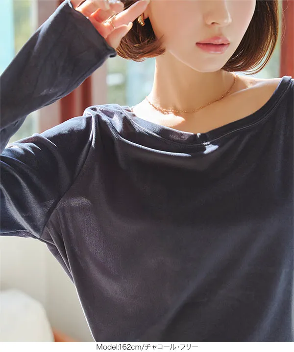 シアーベロアトップス [C7361] - レディースファッション通販 神戸