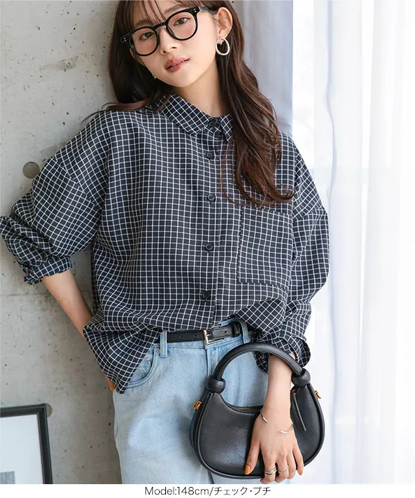 Petitle / プチレ ] ベーシックオーバーシャツ [C7420