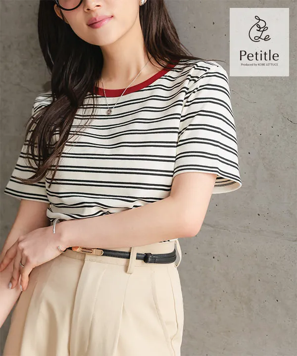 Petitle / プチレ ] 選べる3サイズ ベーシック半袖Tシャツ [C7422