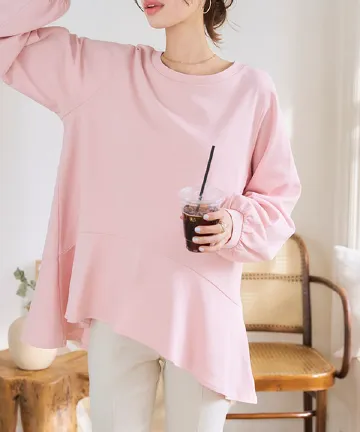 裾切り替えフレアロンT [C7434] 　