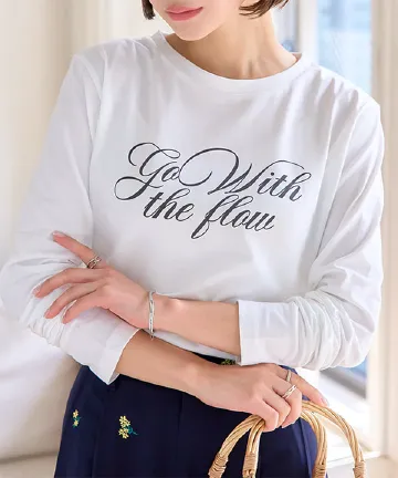 ロゴプリントロンT [C7438] 　| SALE！